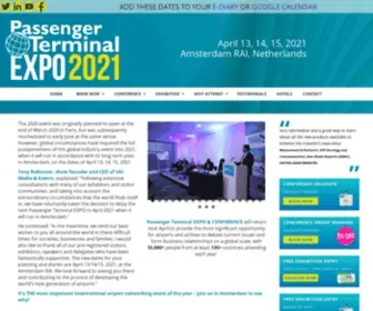 Passengerexpo.co.uk(Passenger Terminal EXPO 2022) Screenshot