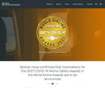 Passengerschoice.com(World Airline Awards) Screenshot
