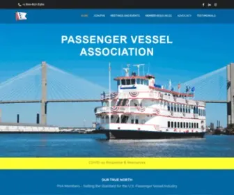 Passengervessel.com(Passenger Vessel Association) Screenshot