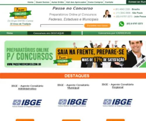 Passenoconcurso.com.br(Cursos online para concursos) Screenshot