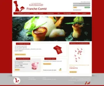 Passeport-Gourmand-Franchecomte.com(Passeport Gourmand Franche) Screenshot