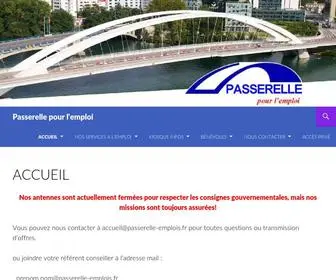 Passerelle-Emplois.fr(Passerelle pour l'emploi) Screenshot