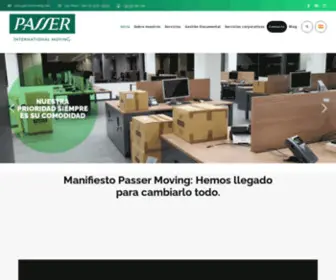 Passermoving.com(PasserMoving, international moving) Screenshot