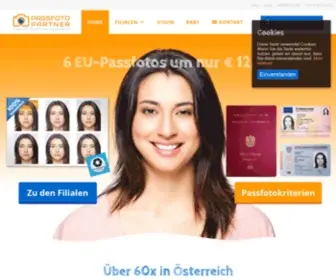 Passfotopartner.at(Günstige EU Passfotos) Screenshot