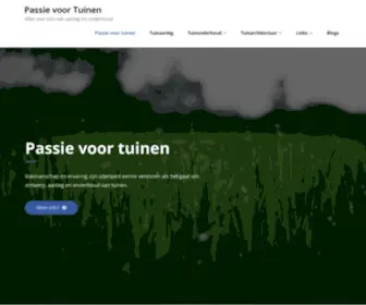 Passievoortuinen.eu(Passie voor tuinen) Screenshot