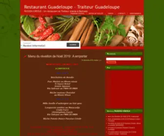 Passion-Creole.com(Traiteur et Restaurant Guadeloupe) Screenshot