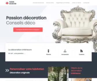 Passion-Decoration.com(Passion décoration) Screenshot