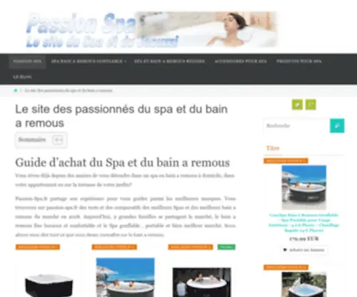 Passion-Spa.fr(Spa) Screenshot