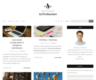 Passion-TO-Profession.com(Passion TO Profession) Screenshot