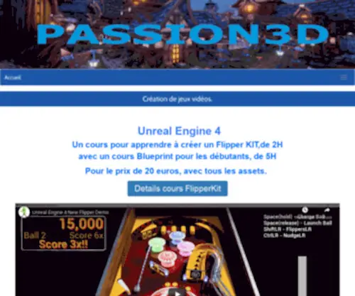 Passion3D.com(Site) Screenshot