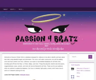 Passion4Bratz.com(Passion4Bratz) Screenshot