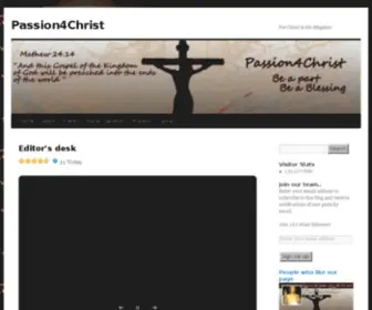 Passion4Christ.net(For Christ & His Kingdom) Screenshot