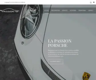 Passion911.be(Passion 911 : votre garage Porsche au cœur de la Wallonie) Screenshot