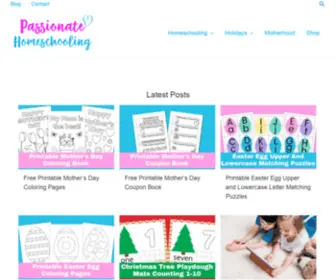 Passionatehomeschooling.com(Passionate Homeschooling) Screenshot