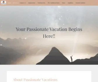 Passionatevacations.com(Passionate Vacations) Screenshot