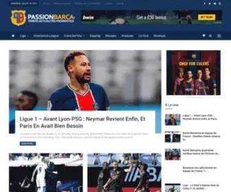 Passionbarca.com(Passion Barça) Screenshot