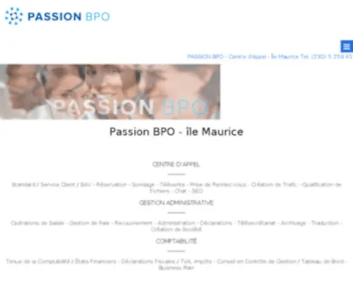Passionbpo.com(PASSION BPO) Screenshot