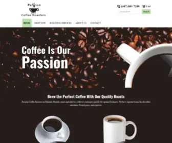 Passioncoffeeroasters.com(Passioncoffeeroasters) Screenshot