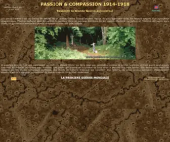 Passioncompassion1418.com(Passion & Compassionmaj 31 juillet: riche bibliographie et une documentation technique pour mieux décoder les visites des anciens champs de bataille de la Première Guerre Mondiale) Screenshot