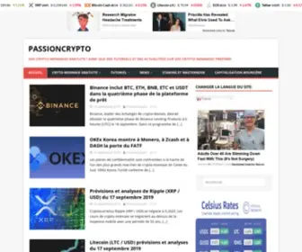 Passioncrypto.com(Interview, Actualités, Faucet, tutoriels, AirDrop et lexique) Screenshot
