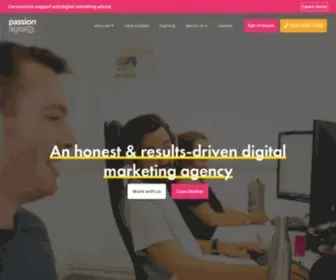 Passiondigital.co.uk(Digital Marketing Agency based in London. Award) Screenshot