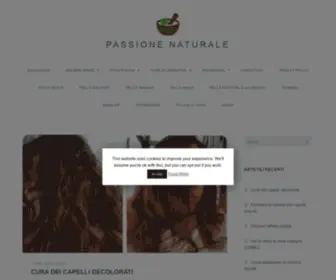 Passionenaturale.org(Passione Naturale) Screenshot