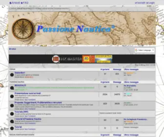 Passionenautica.it(Passione Nautica ®) Screenshot