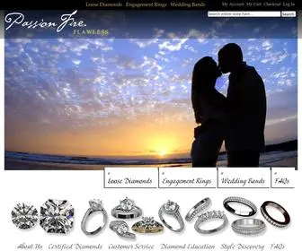 Passionfirediamonds.com(Passion Fire Diamonds) Screenshot