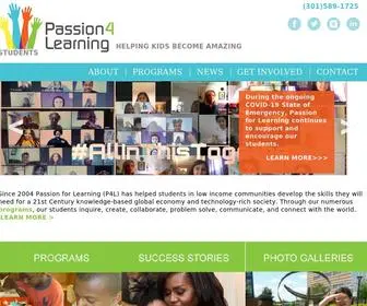Passionforlearning.org(Passion For Learning) Screenshot