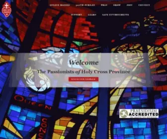 Passionist.org(The Love that Compels) Screenshot