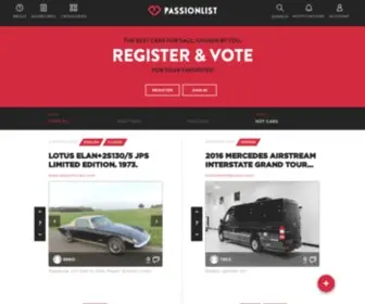 Passionlist.com(PassionList) Screenshot