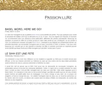 Passionluxe.com(Passion Luxe) Screenshot