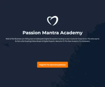 Passionmantra.com(Build Your Brand) Screenshot