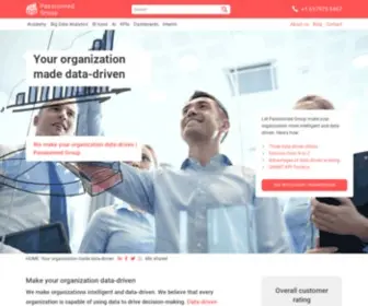 Passionned.com(We make your organization data) Screenshot