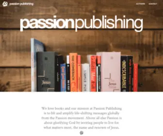 Passionpublishing.com(Passion publishing) Screenshot