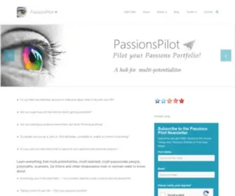 Passionspilot.com(Passions Pilot) Screenshot