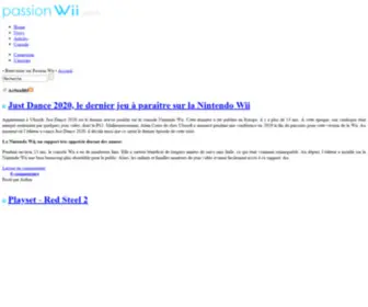 Passionwii.com(Passion Wii) Screenshot