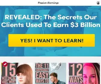Passiveearnings.net(Make Money Online) Screenshot