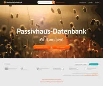 Passivehouse-Database.org(Branchenführer) Screenshot
