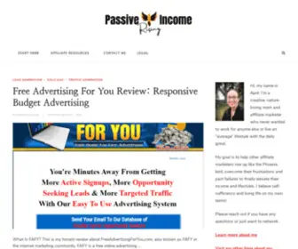 Passiveincomerising.com(Passive Income Rising) Screenshot