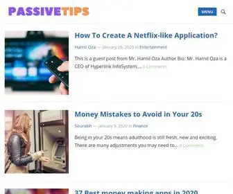 Passivetips.com(Passive Income Ideas) Screenshot