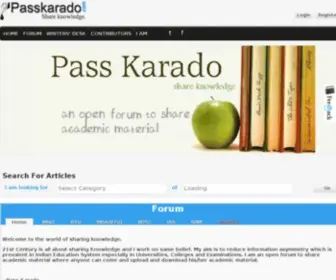 Passkarado.com(Pass Karado) Screenshot