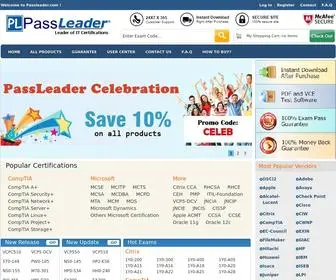 Passleader.com(IT Exam Dumps with PDF and VCE) Screenshot