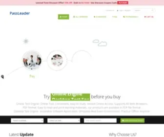 Passleader.top(Practice exam) Screenshot