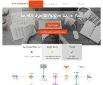 Passlioness.com(Lionbridge & Appen Exam Pass 2021) Screenshot