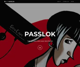 Passlok.com(Passlok) Screenshot