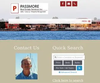 Passmoreres.com(Passmore Real Estate Services) Screenshot