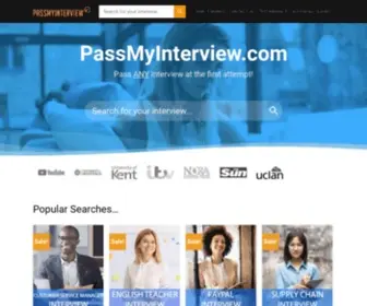 Passmyinterview.com(Interview Questions & Answers To Help You Pass) Screenshot