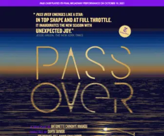 Passoverbroadway.com(Pass Over Play on Broadway) Screenshot