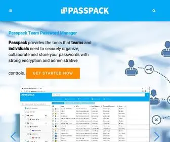 Passpack.com(Team password manager robust password management features highly secure "zero) Screenshot
